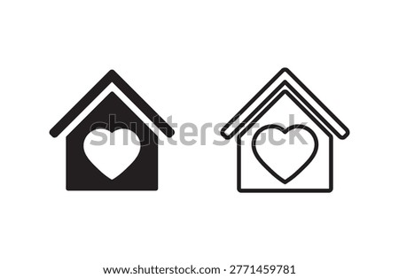 hospice care icon vector for web design