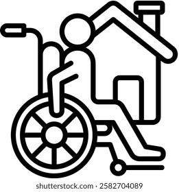 Hospice Icon Element For Design