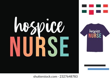 Hospice nurse t shirt design