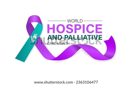 Hospice and Palliative care day is observed each year in October . Banner, poster, card, background design. Stockfoto © 