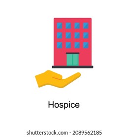 Hospice Vector illustration in flat style. Pediatrics symbol in EPS file.