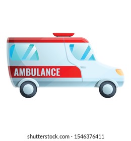 Hospital Ambulance Icon Cartoon Hospital Ambulance Stock Vector ...