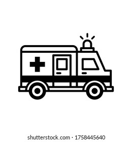 Hospital Ambulance Vehicle Symbol Icon