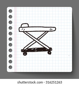 hospital bed doodle