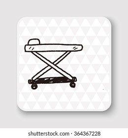 hospital bed doodle