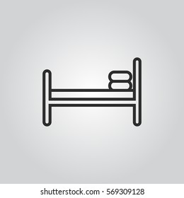 Hospital bed icon