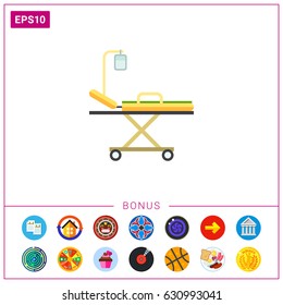 Hospital Bed Icon