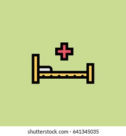 hospital bed icon