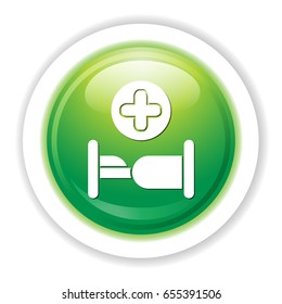 hospital bed icon
