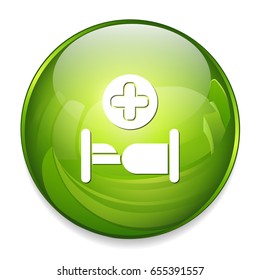hospital bed icon