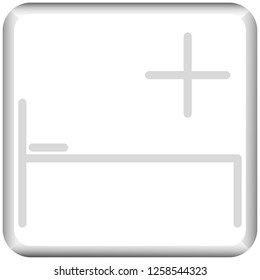 hospital bed icon vector