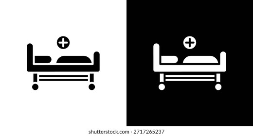 Krankenhausbett Symbol Vektor Design Element Vektor eps 10