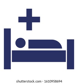 
Hospital Bed Isolated Vector icon which can be easily modified or edit
