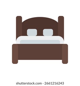 Vetor de cama de hospital para idosos, Ilustração confortável do leito do paciente, casa de repouso e centro de vida assistido