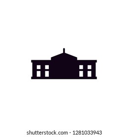 Hospital building icon