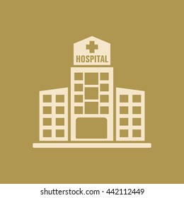 Hospital Building Icon.