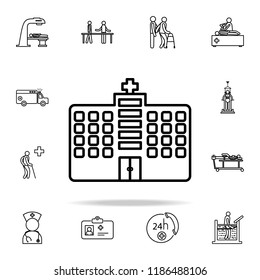 hospital building icon. Hospital icons universal set for web and mobile