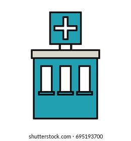 hospital building icon image 