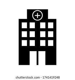 hospital building icon vector design templte. eps 10
