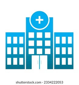 hospital building icon vector illustration