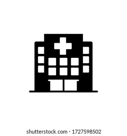 Hospital Building Icon Vector Logo