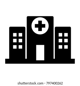 logotipo de construcción del hospital