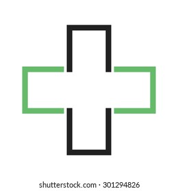 Hospital, building, medical college icon vector image. Can also be used for healthcare and medical. Suitable for mobile apps, web apps and print media.