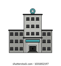 Hospital building symbol