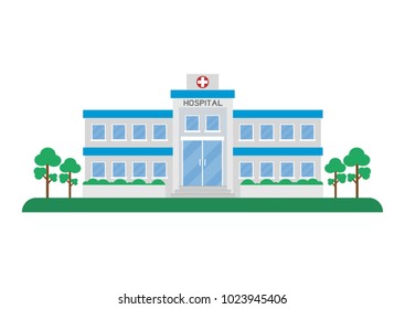 Hospital building vector, Medical concept, Health care