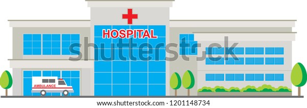 hospital cartoon\
vector