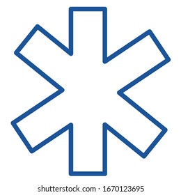 hospital, clinic, doctor cector icon illustration