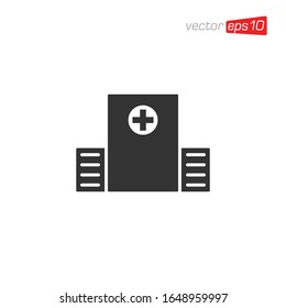 Hospital Clinic Icon Design Vector