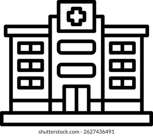 Hospital Creative Vector Icon Design