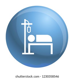 Hospital dropper icon. Simple illustration of hospital dropper vector icon for web design isolated on white background