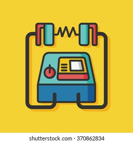 hospital ECG machine icon