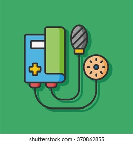 hospital ECG machine icon
