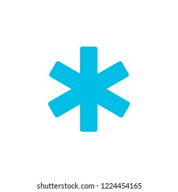 hospital ems flat icon