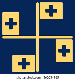 Hospital Flags Icon