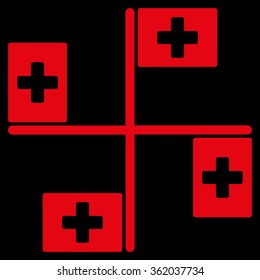 Hospital Flags Icon