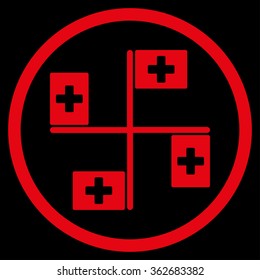 Hospital Flags Icon
