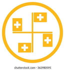 Hospital Flags Icon