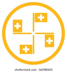 Hospital Flags Icon