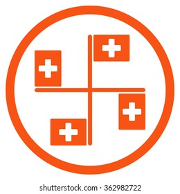 Hospital Flags Icon