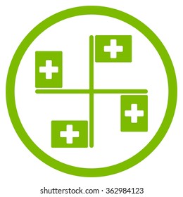 Hospital Flags Icon