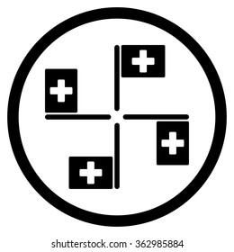 Hospital Flags Icon