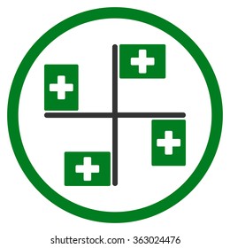 Hospital Flags Icon