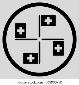 Hospital Flags Icon