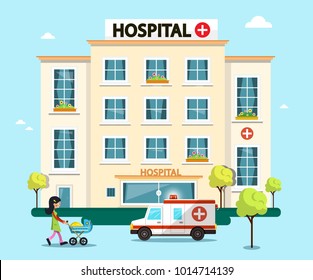 Hospital Building Cartoon Images, Stock Photos & Vectors | Shutterstock