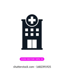 Hospital Flat Icon Vector Design