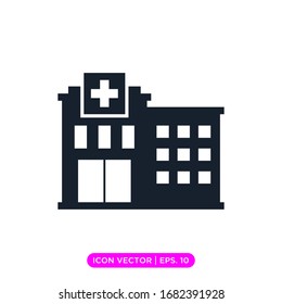 Hospital Flat Icon Vector Design